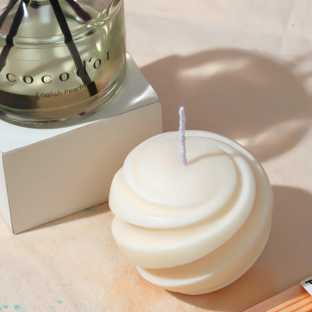 Spiral Shape Candle Silicone Mold - Image 3