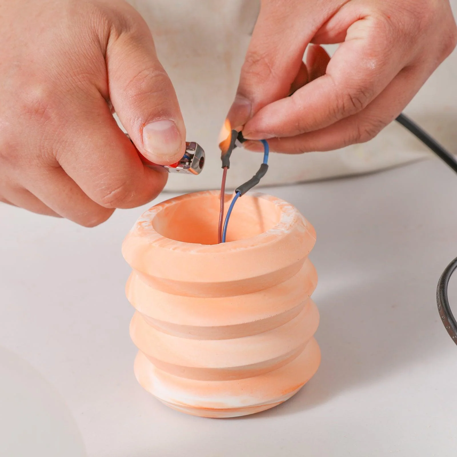 Spiral Table Lamp Silicone Mold and Accessories - Image 3