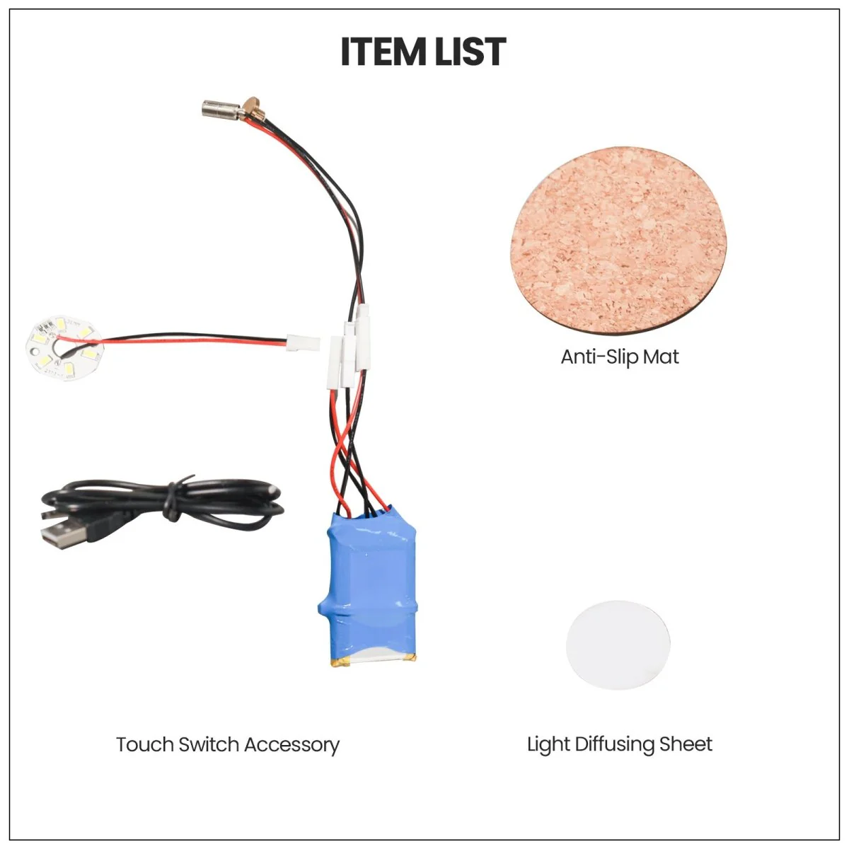 Nautical Lighthouse Dimmable Rechargeable Table Lamp Silicone Mold and Accessories - Image 12