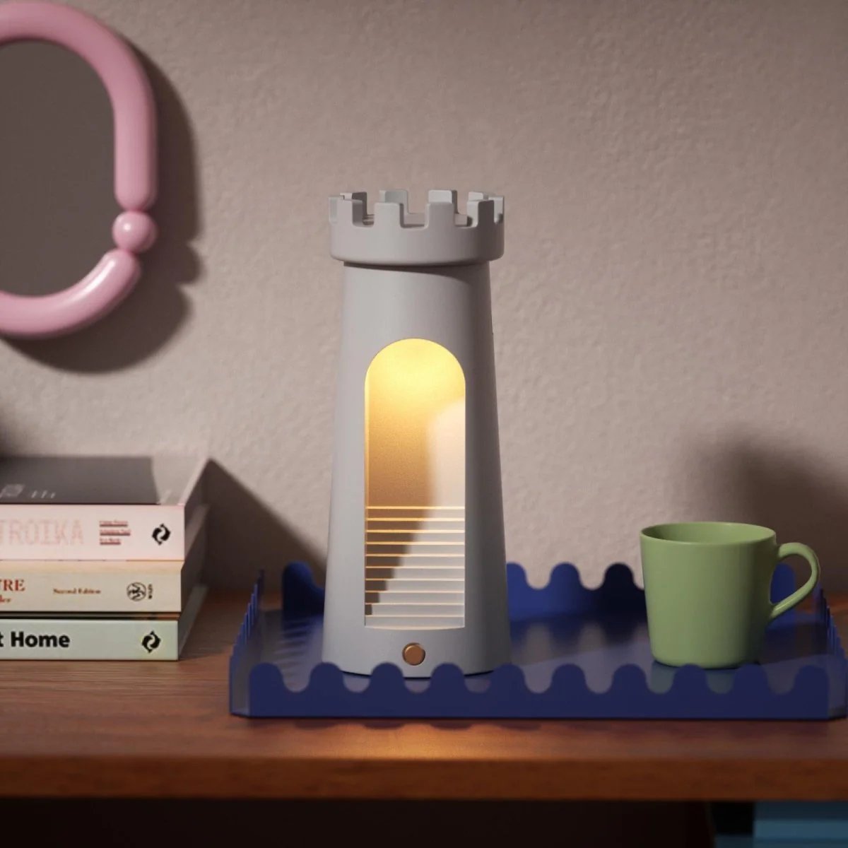 Nautical Lighthouse Dimmable Rechargeable Table Lamp Silicone Mold and Accessories - Image 4