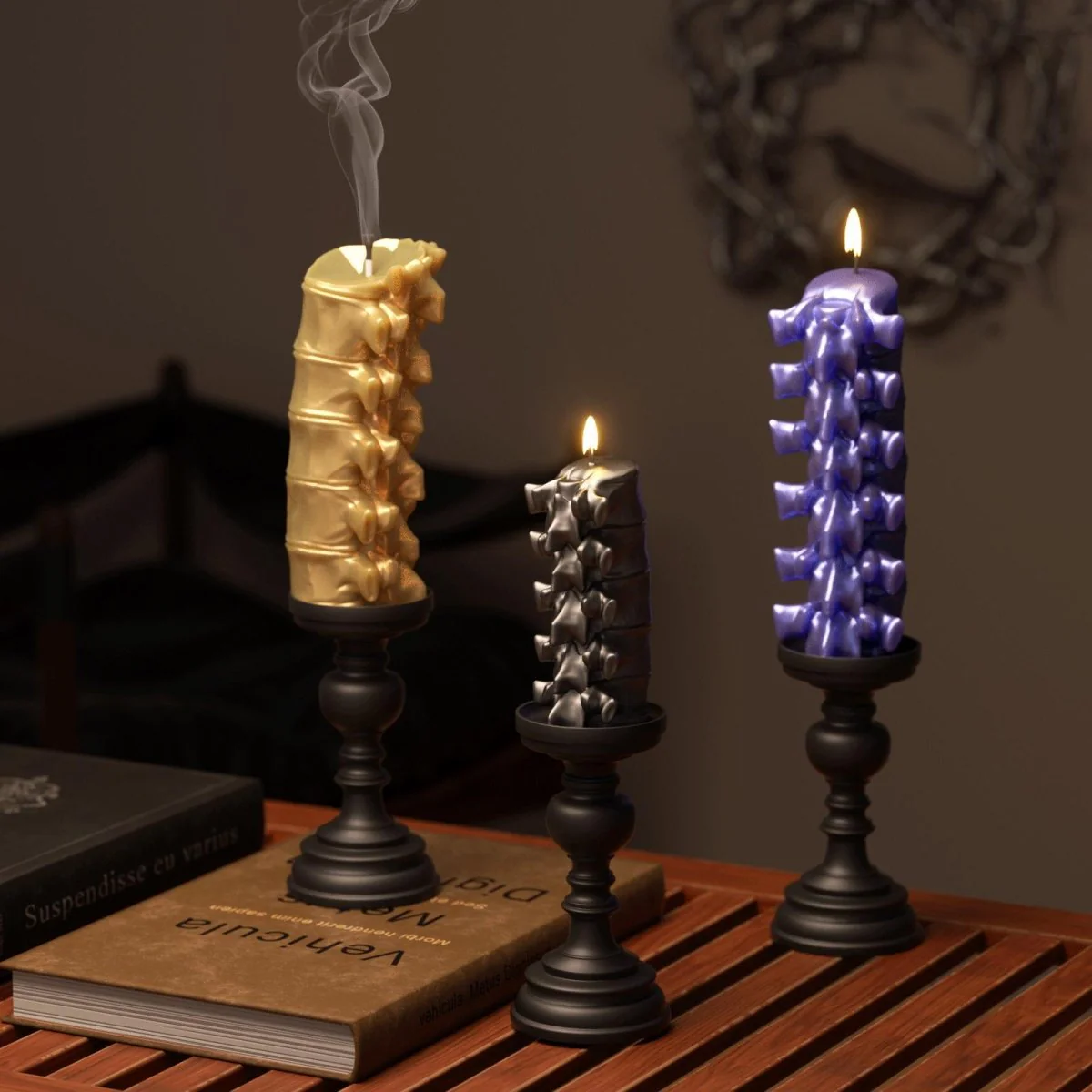 Spooky Spine Candle Silicone Mold Collection - Image 7
