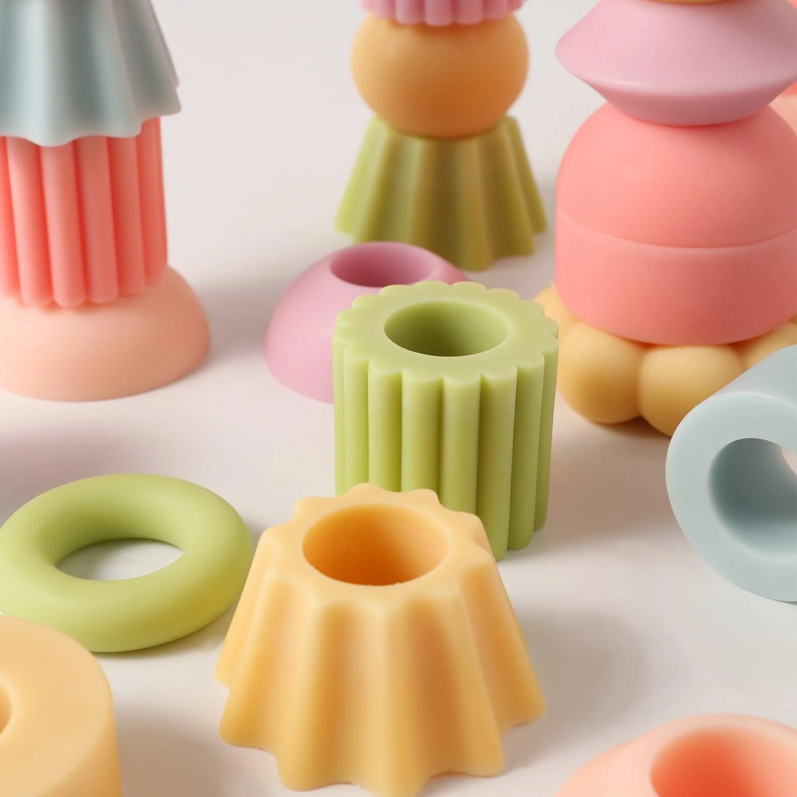 DIY Building Blocks Stackable Modular Candles Molds - Image 5