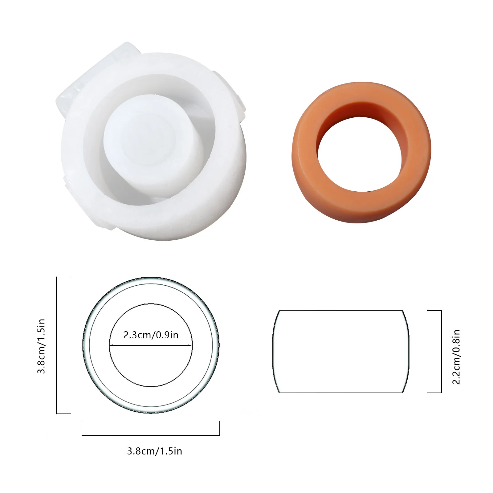 Stackable Modular Candle Silicone Mold - Image 13