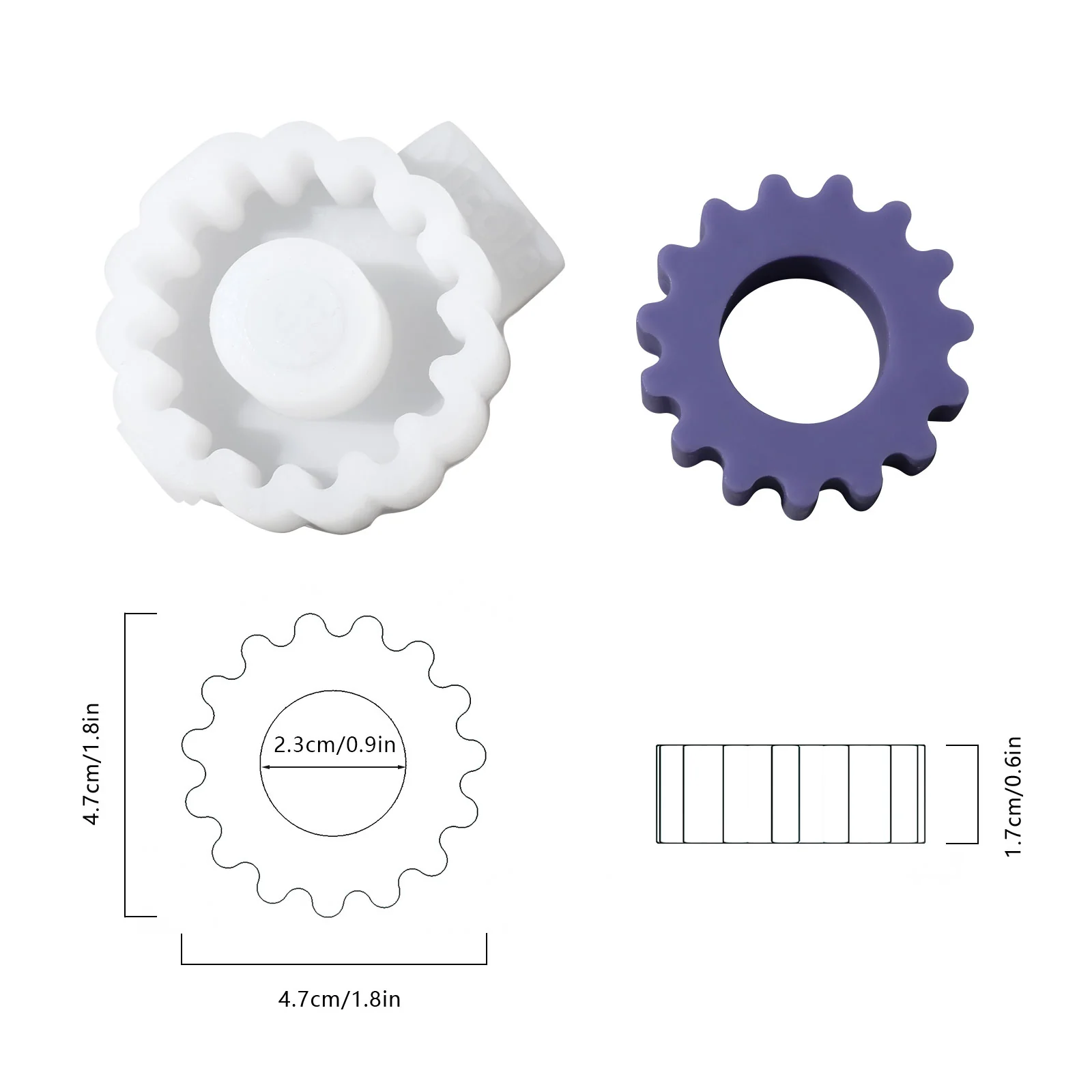 Stackable Modular Candle Silicone Mold - Image 6