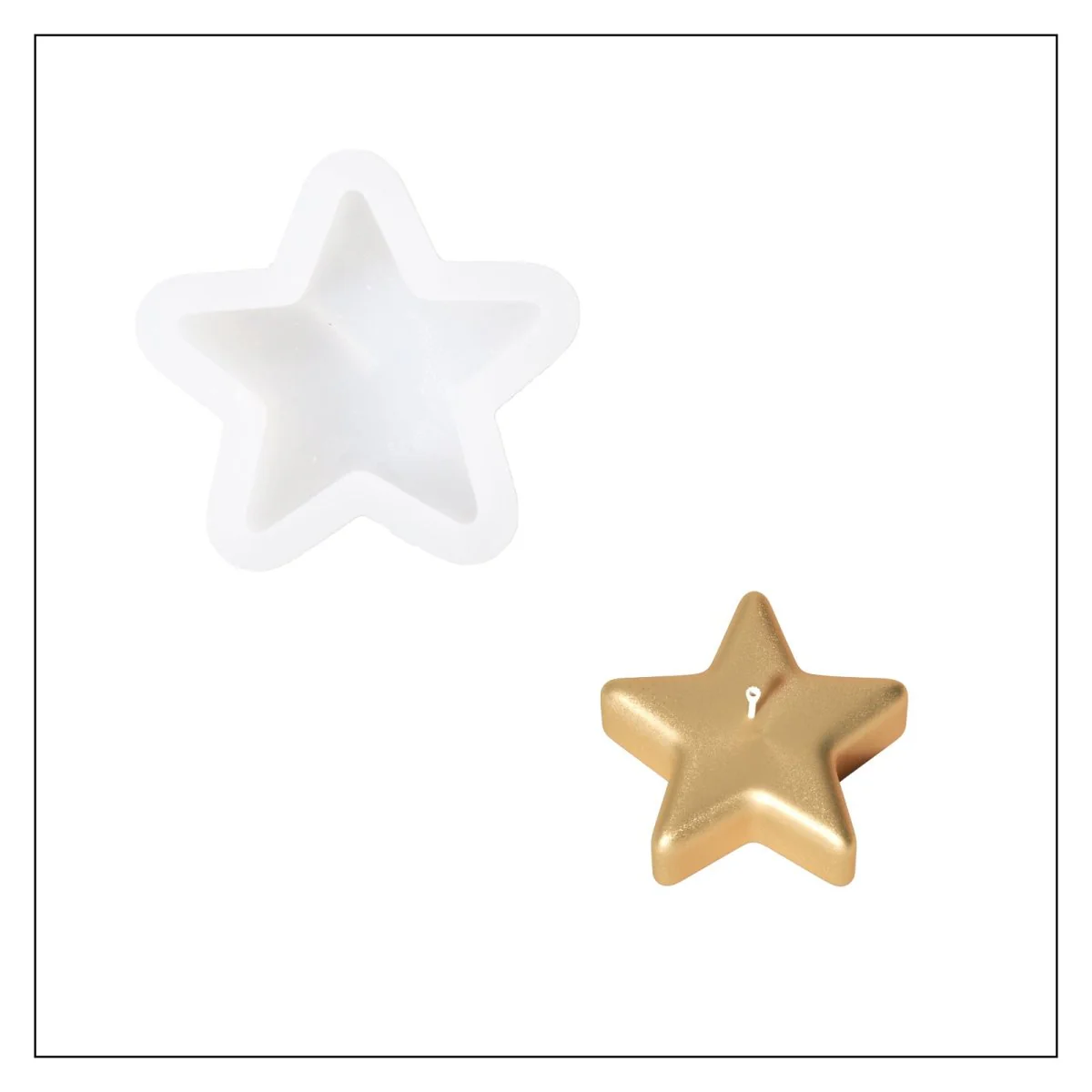 Twinkle Star Mini Candle Silicone Mold - Image 11