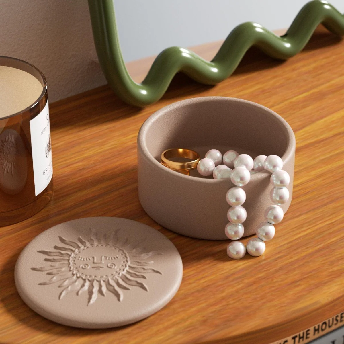 Sun Totem Candle Jar Silicone Mold - Short - Image 6