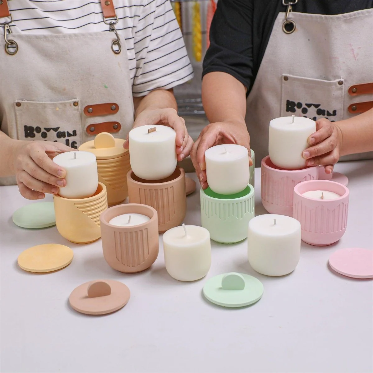 Rhythms of Nature Candle Jar Candle Refill Silicone Mold Collection - Image 7