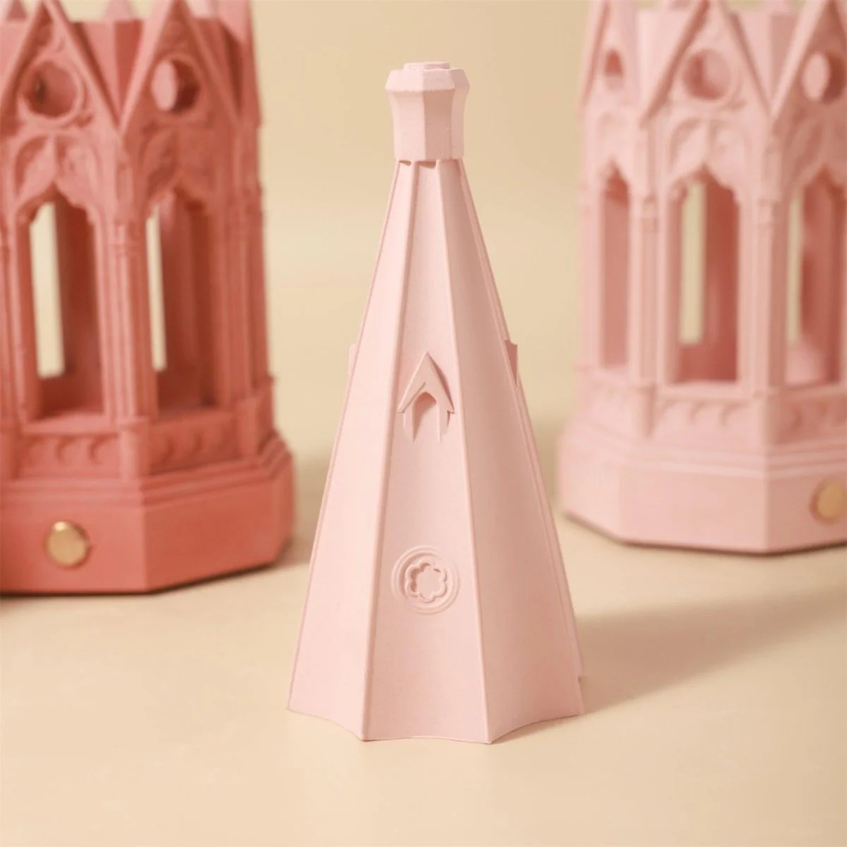 Gothic Revival Architecture Dimmable Rechargeable Table Lamp Silicone Mold and Accessories - Image 7
