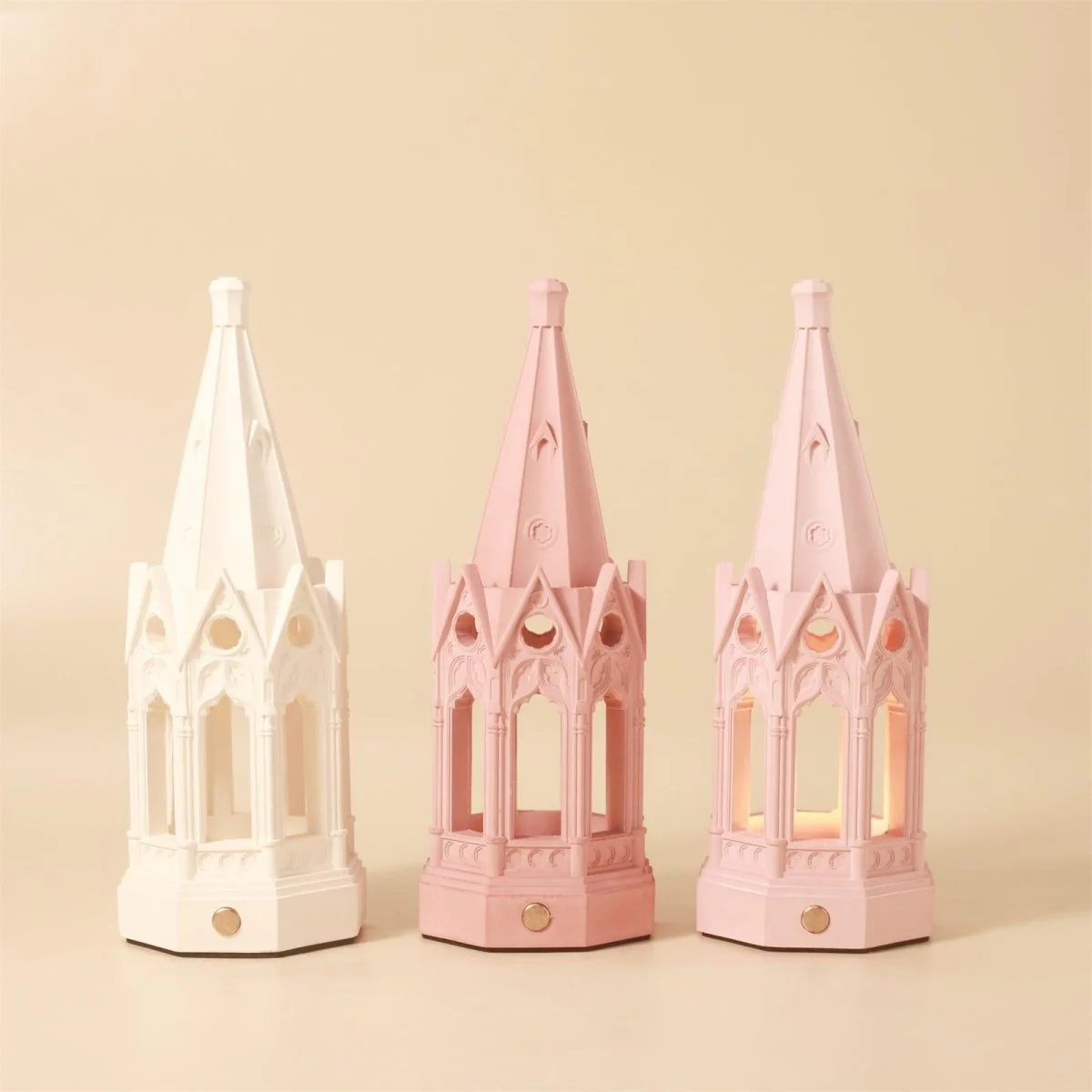 Gothic Revival Architecture Dimmable Rechargeable Table Lamp Silicone Mold and Accessories - Image 8