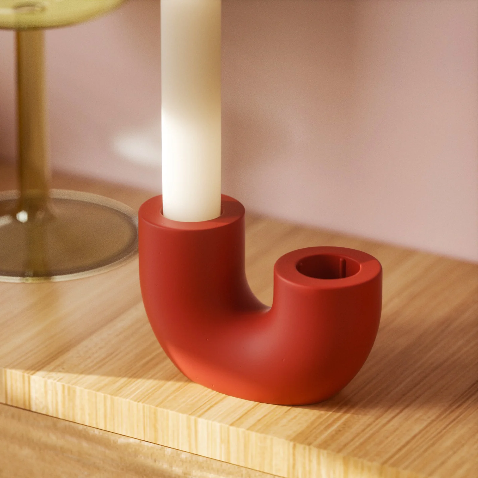 U-shape Taper Candle Holder Silicone Mold - Image 4