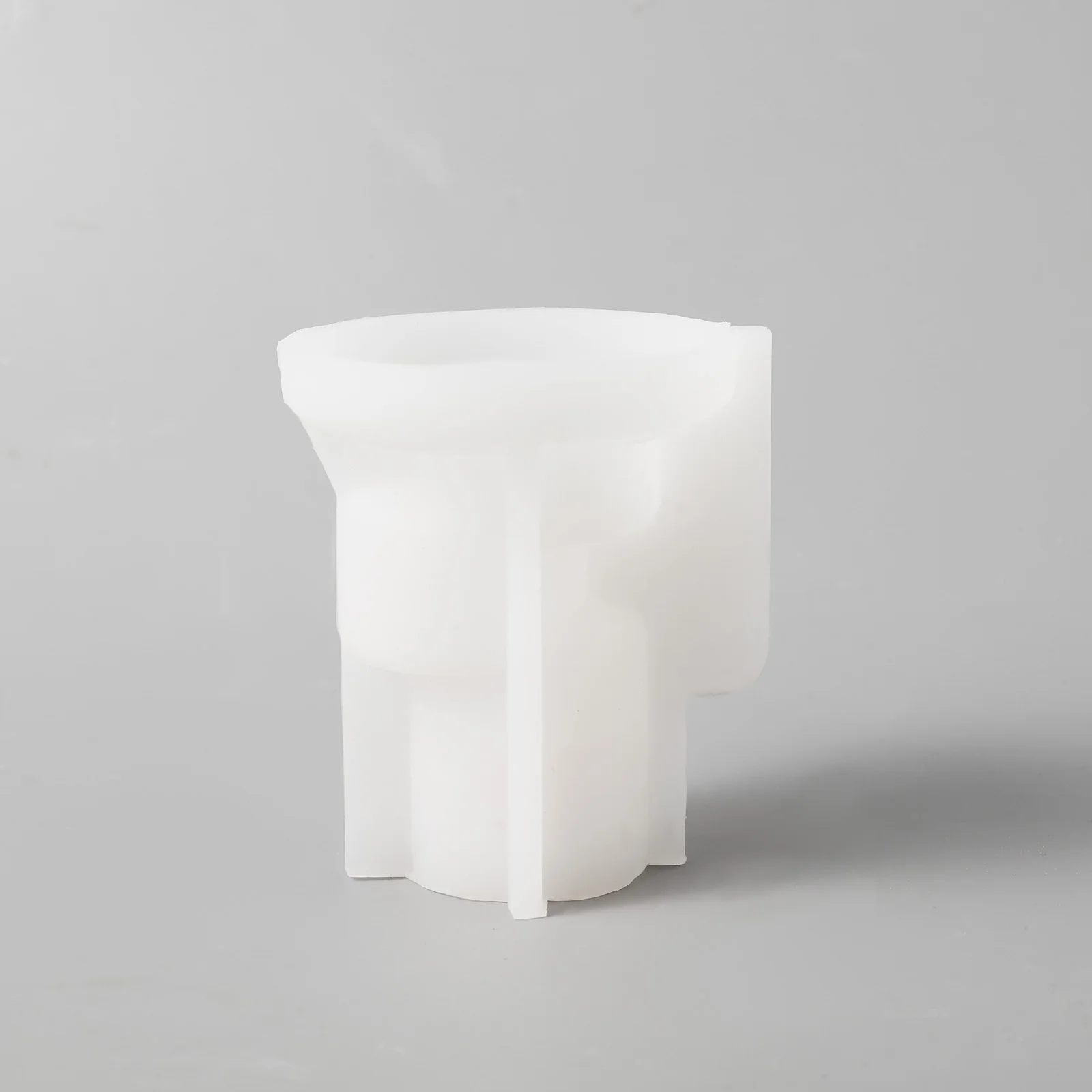 Misalignment Taper Candle Holder Silicone Mold - Image 7