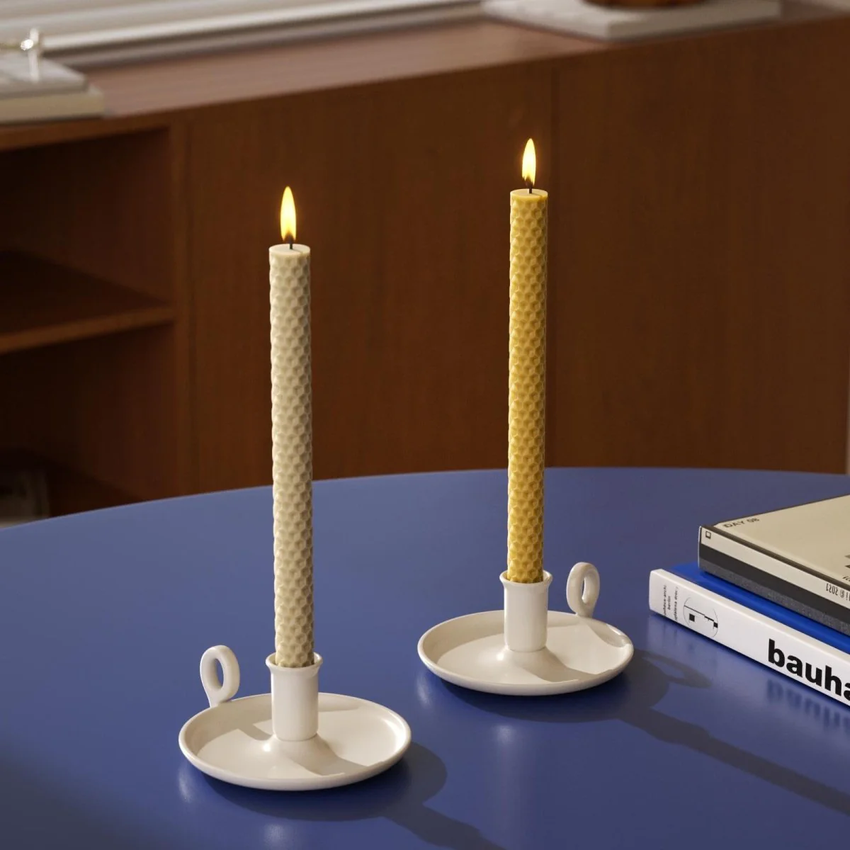 Honeycomb Glow Taper Candle Silicone Mold - Image 5