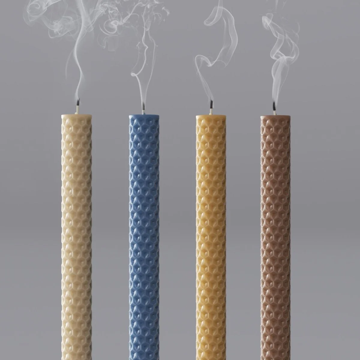 Honeycomb Glow Taper Candle Silicone Mold - Image 7