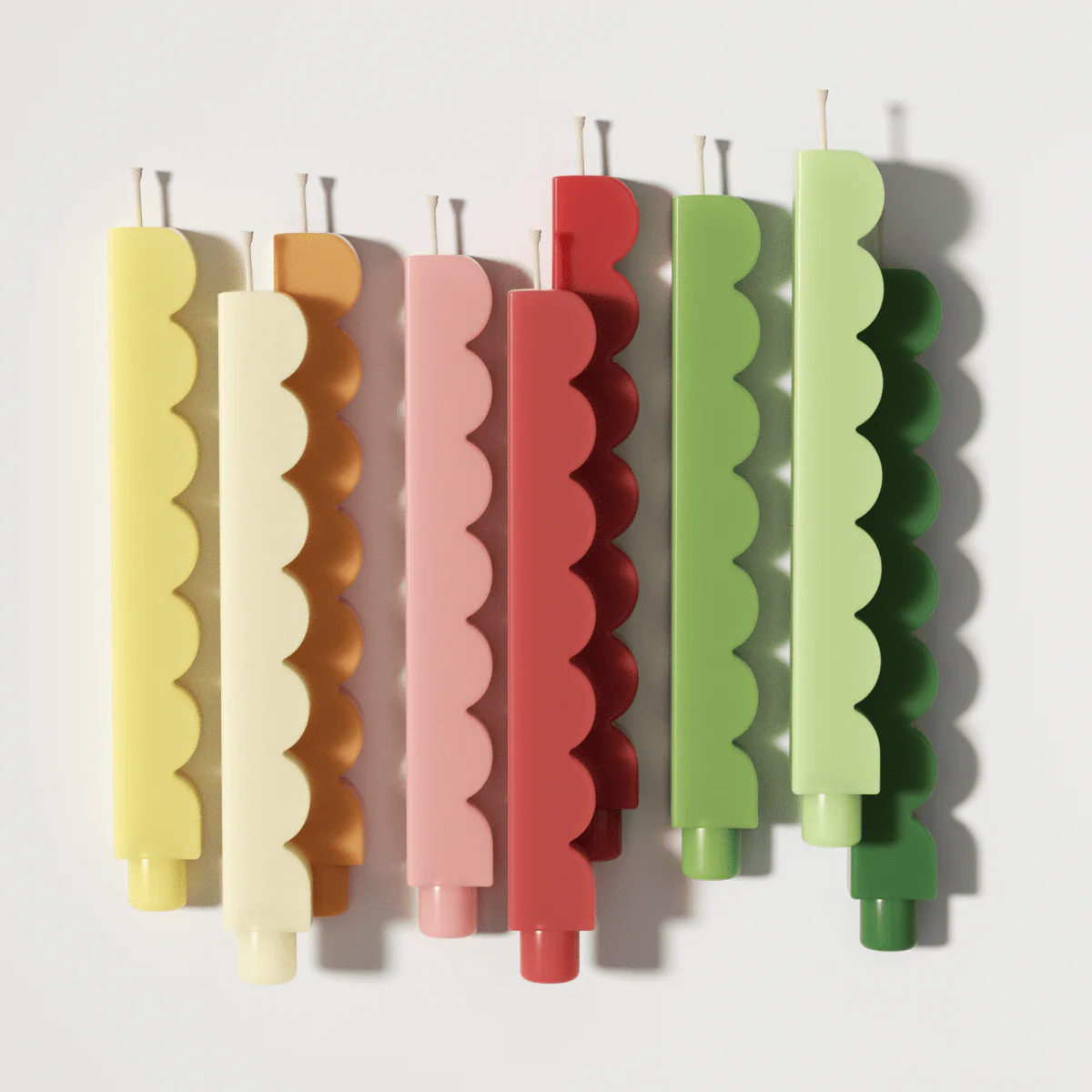 Zigzag Wave Taper Candle Silicone Mold - Image 4
