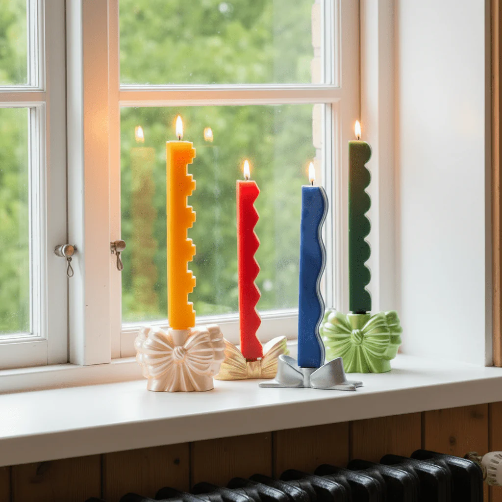 Zigzag Peak Taper Candle Silicone Mold - Image 7