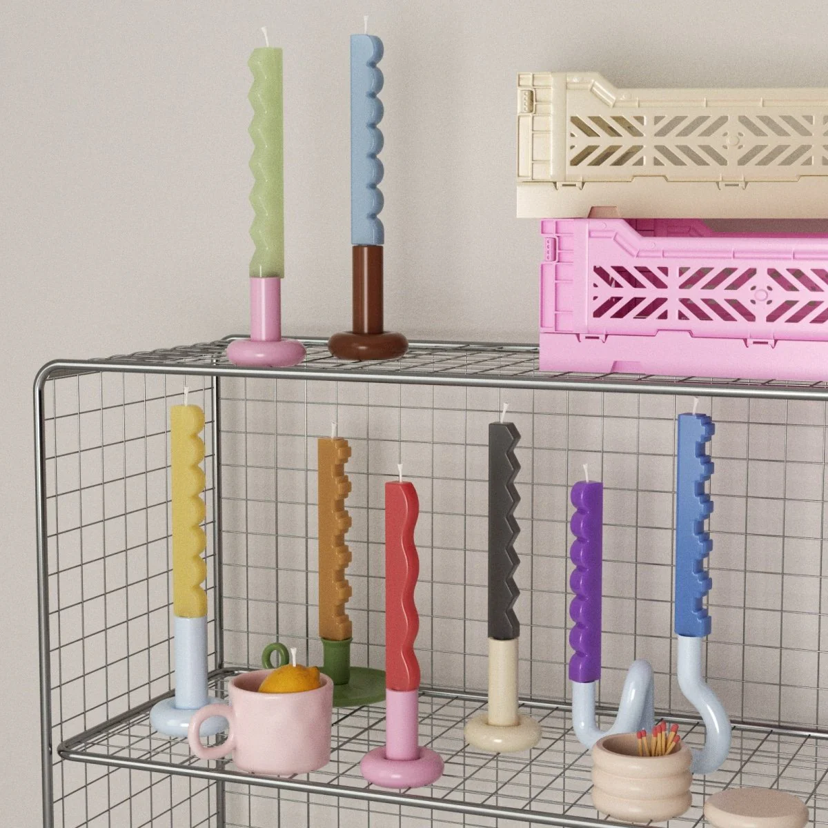 Zigzag Taper Candle Silicone Mold - Image 9