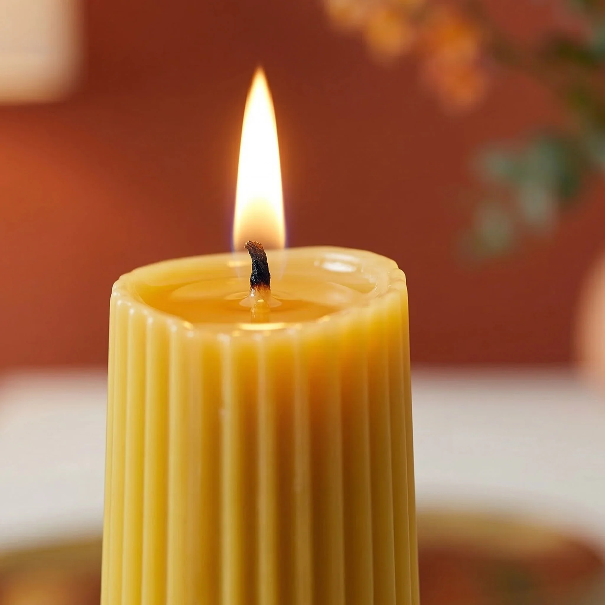 Tapered Fluted Acrylic Pillar Candle Mold - Image 3