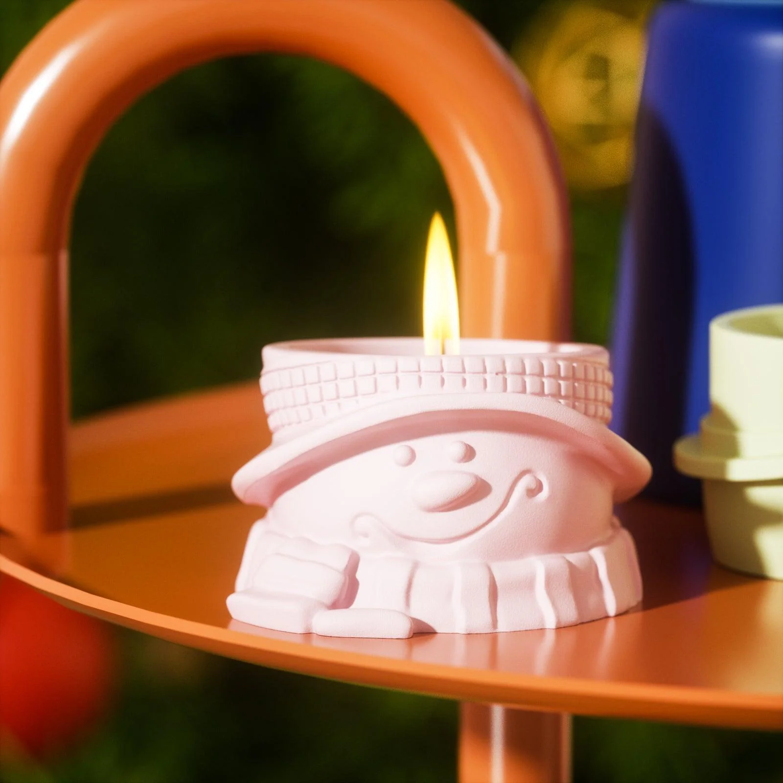 Christmas Snowman Tealight Candle Holder Silicone Mold - Image 5