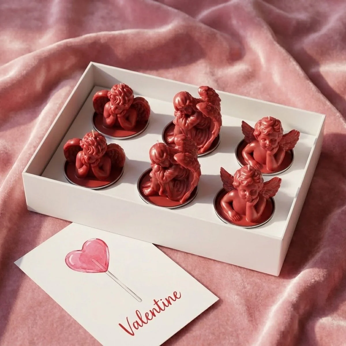Dreamy Angel Tealight Candle Silicone Mold Collection - Image 2