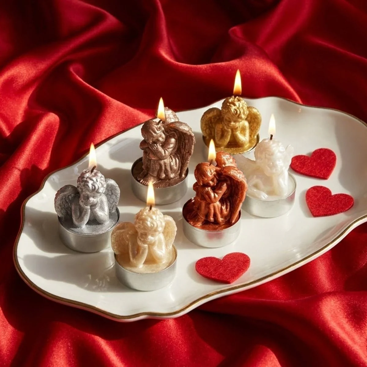 Dreamy Angel Tealight Candle Silicone Mold Collection - Image 9