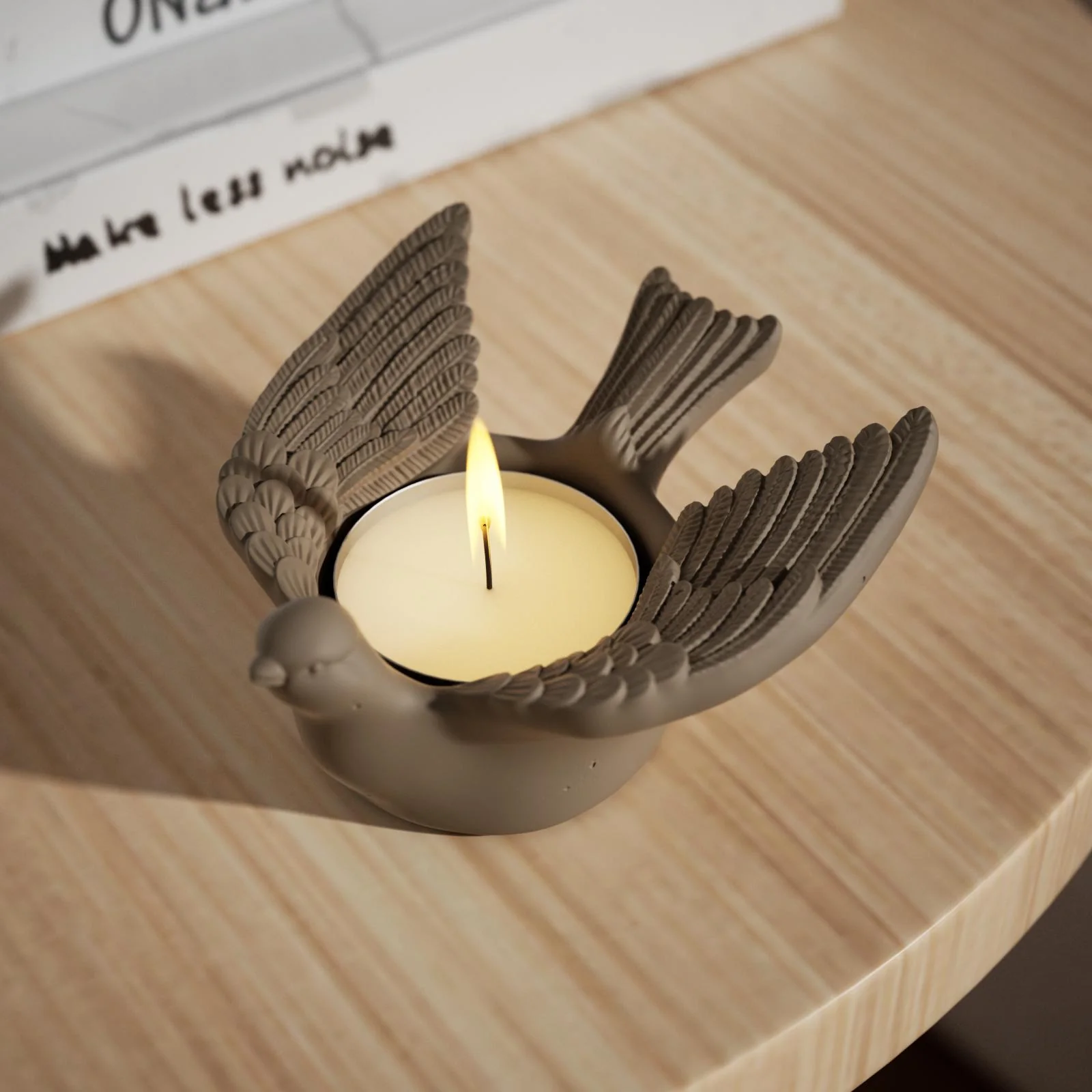 Joyful Bliss Bird Tealight Candle Holder Silicone Mold - Ⅰ - Image 4