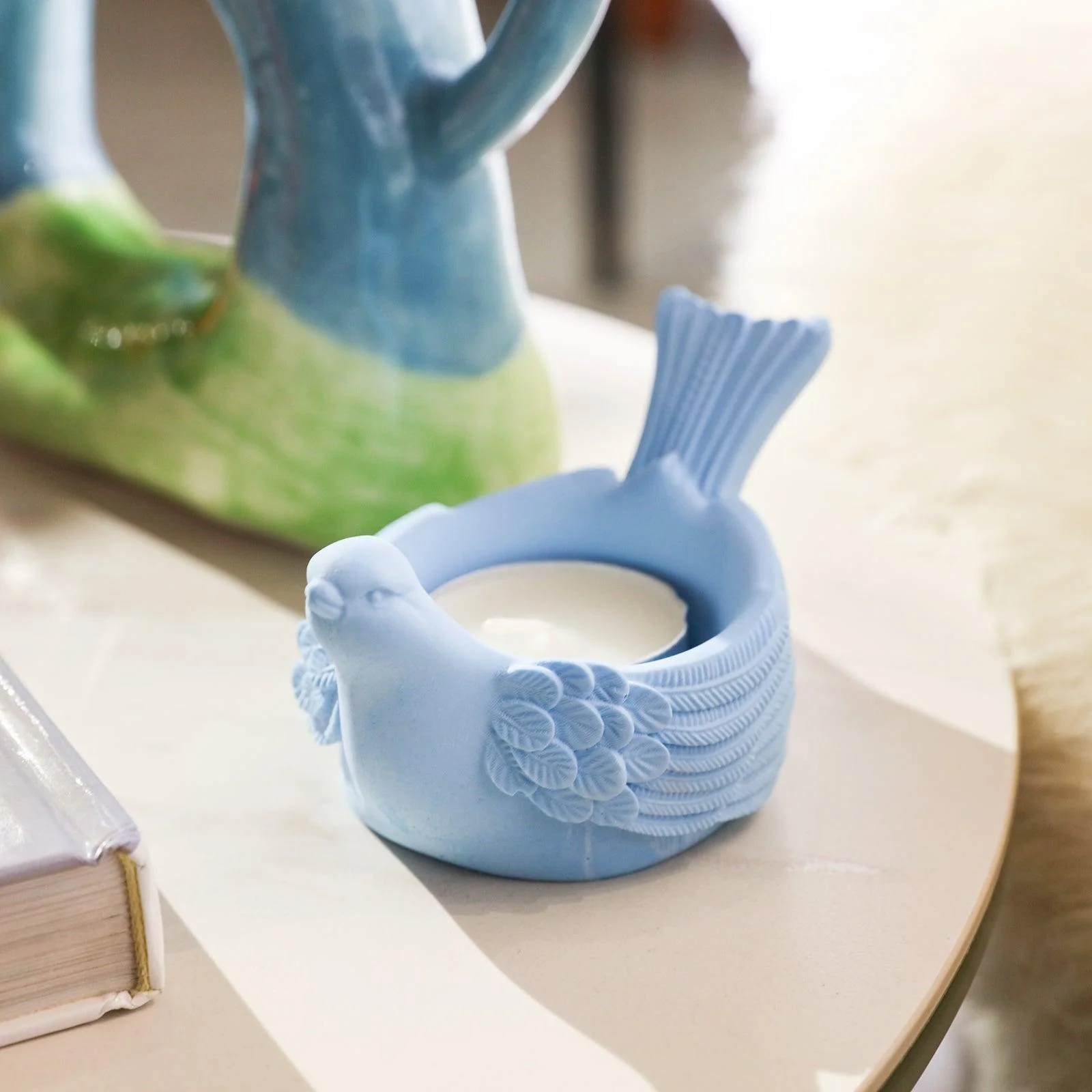 Joyful Bliss Bird Tealight Candle Holder Silicone Mold - Ⅱ - Image 4