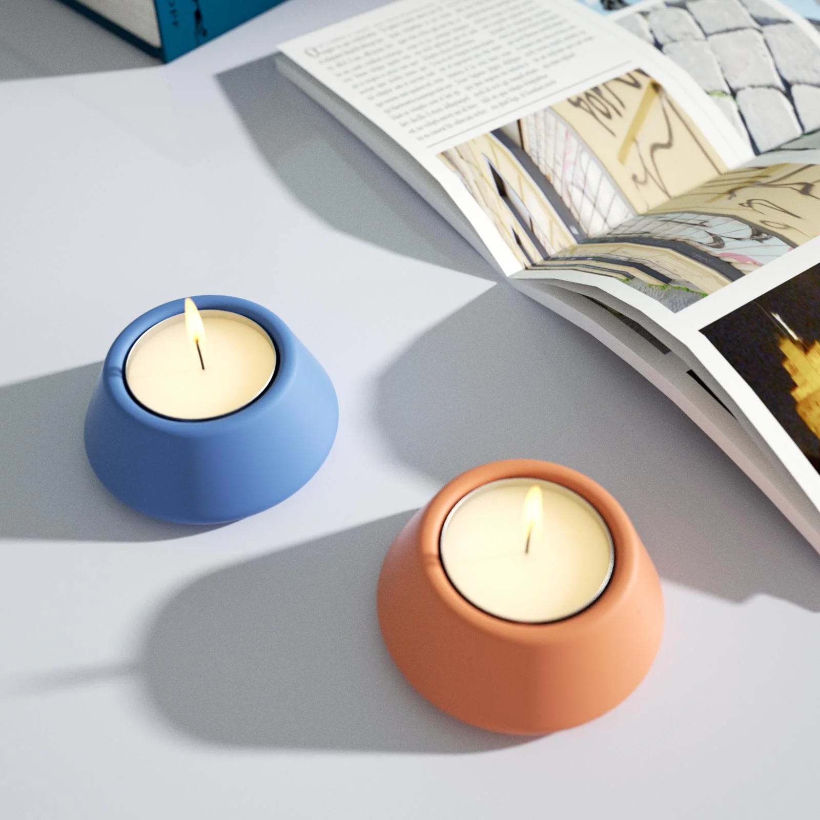 Zen Stone Tealight Candle Holder Silicone Mold - Image 6