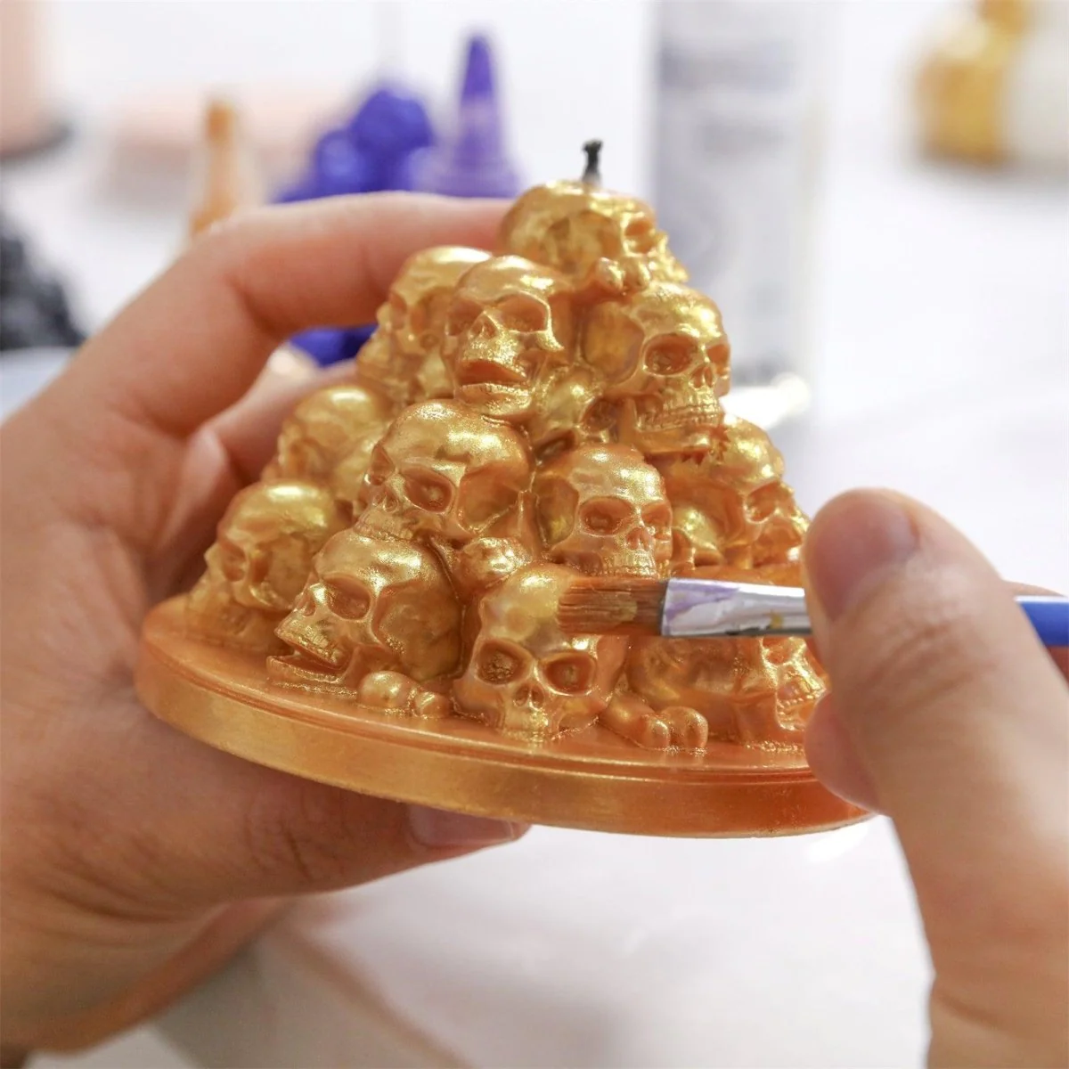 The Skull Mound Candle Silicone Mold - Image 5