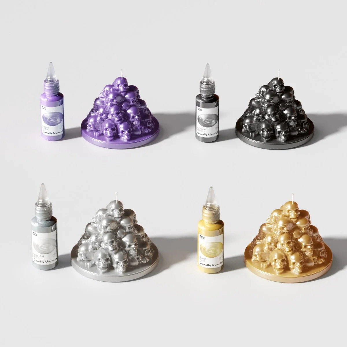 The Skull Mound Candle Silicone Mold - Image 7