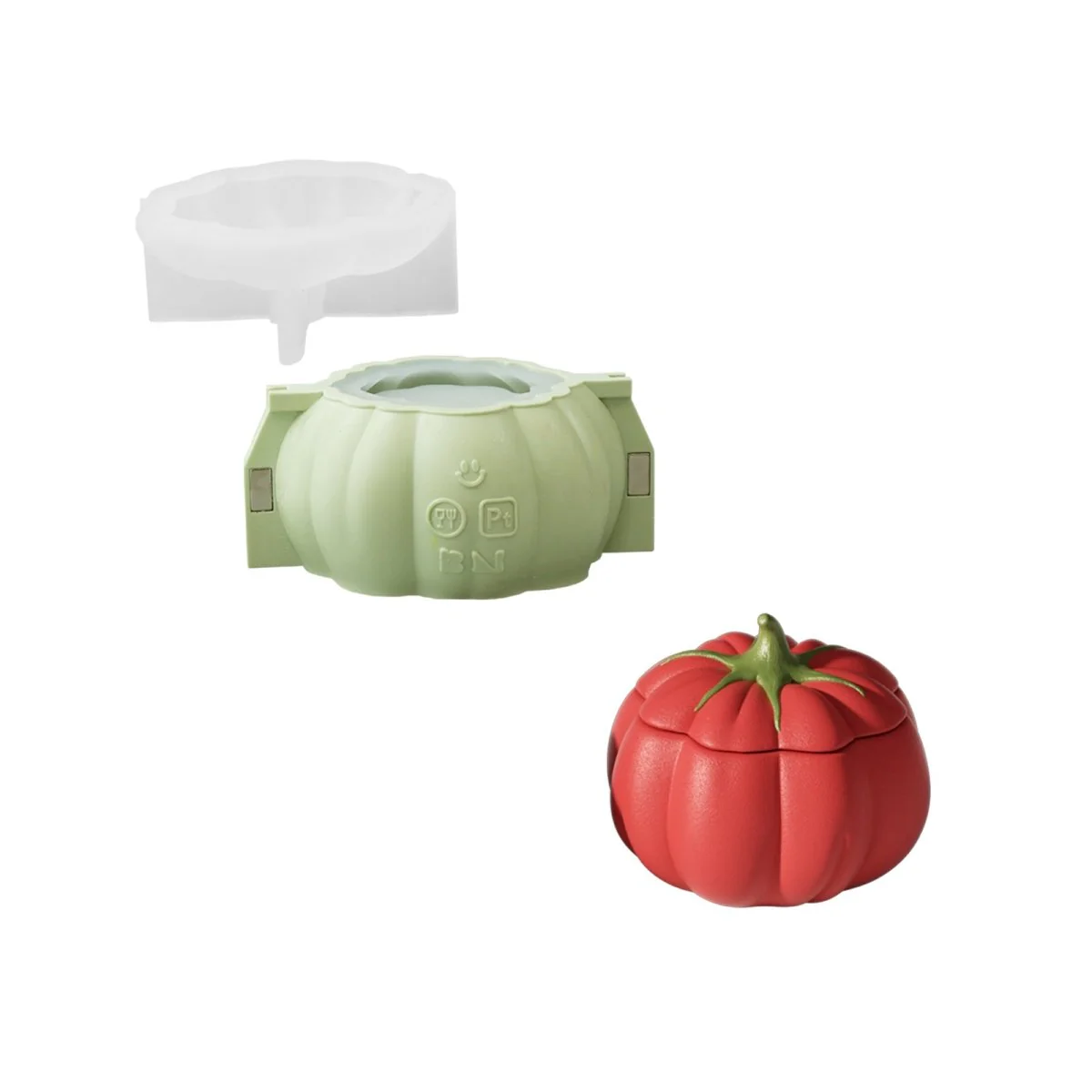 Freshly Picked Tomato Candle Jar Silicone Mold Collection - Image 11
