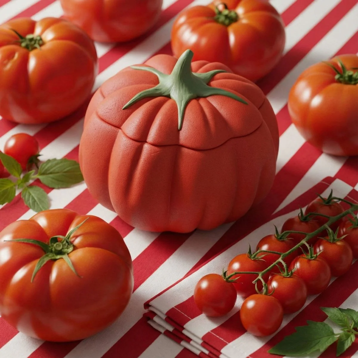 Freshly Picked Tomato Candle Jar Silicone Mold Collection - Image 2