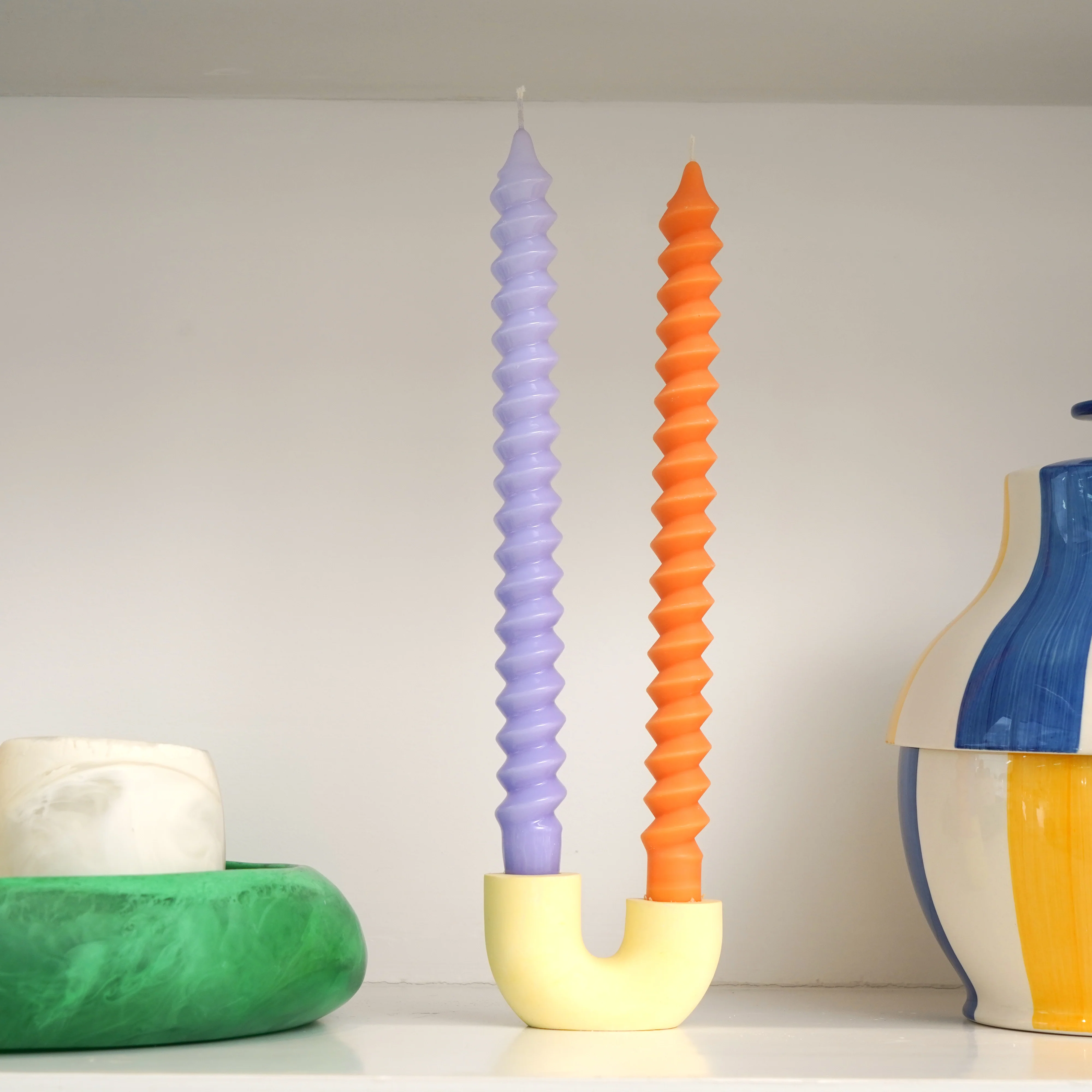 Naturally Spiral Long Taper Candle Silicone Mould - Image 4