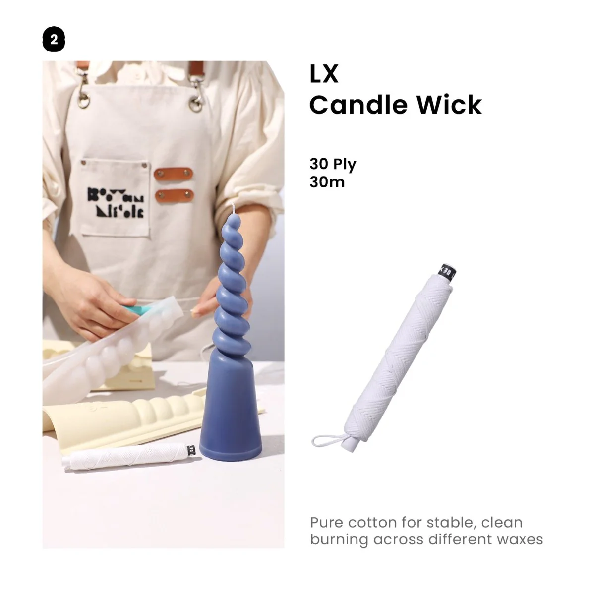 Unicorn Flame Pillar Candle Silicone Mold Collection - Image 12