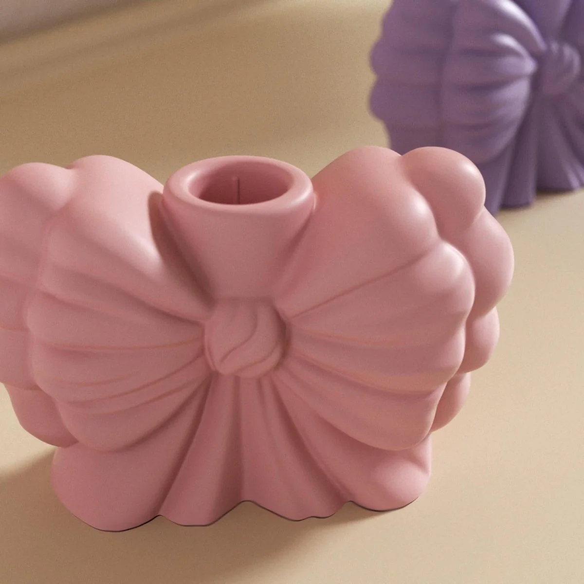 Whimsy Bow Candle Holder Silicone Mold - Image 3