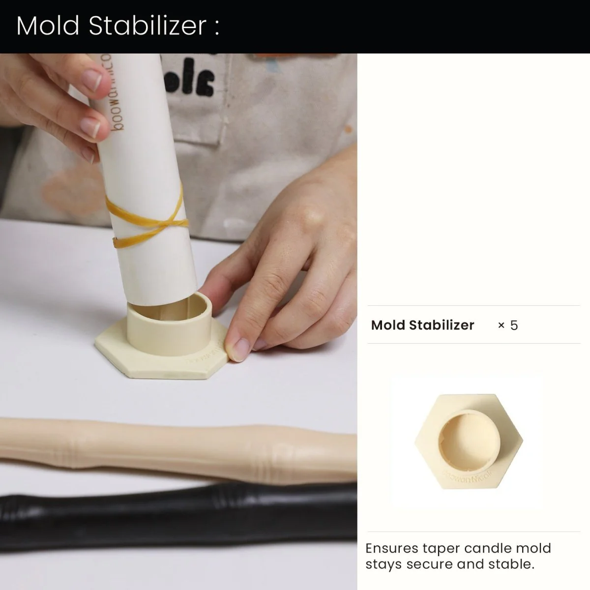 Witchling’s Fingers Taper Candle Silicone Mold - Image 10