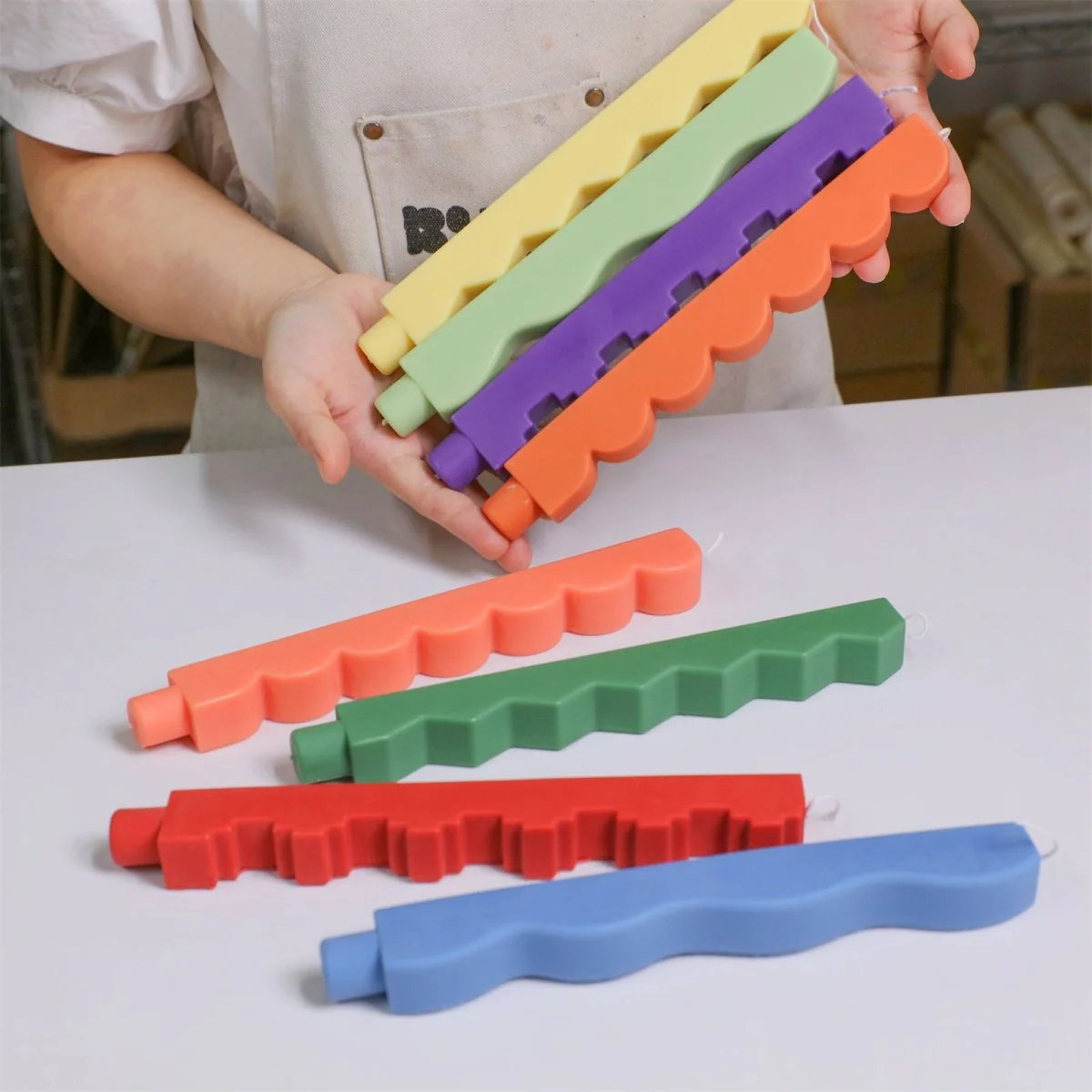 Zigzag Taper Candle Silicone Mold - Image 6